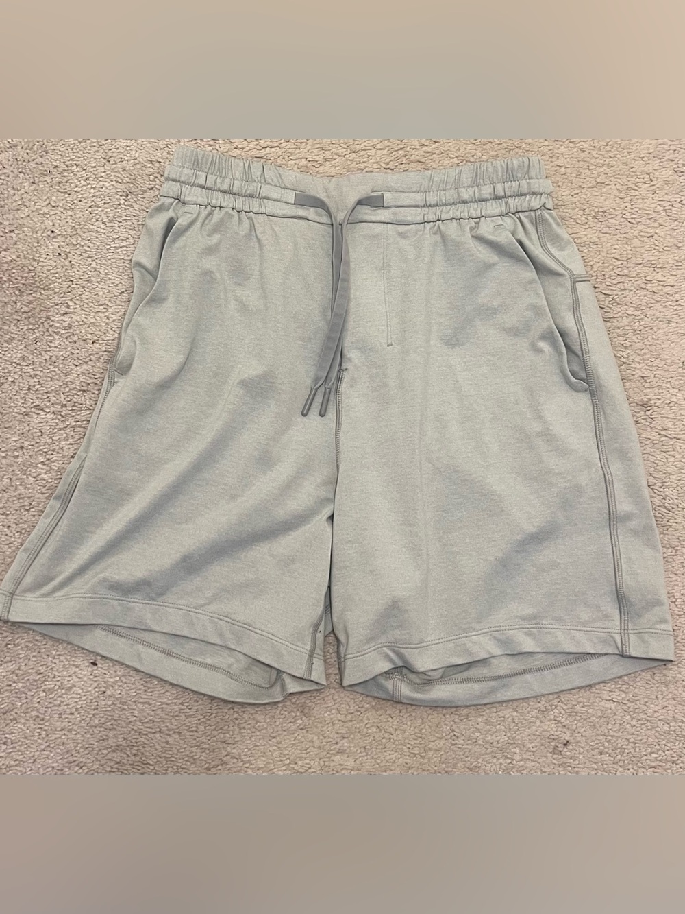 Lululemon soft Jersey 5” Gray Men’s  Drawstring Casual Shorts